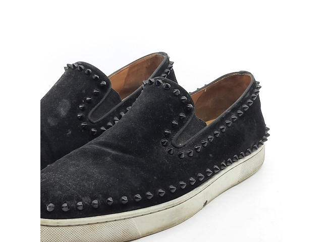 Paar instappers, maat 43,5, loubouti, louis flat calf - afbeelding 6 van  12