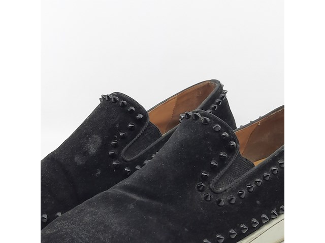 Paar instappers, maat 43,5, loubouti, louis flat calf - afbeelding 7 van  12