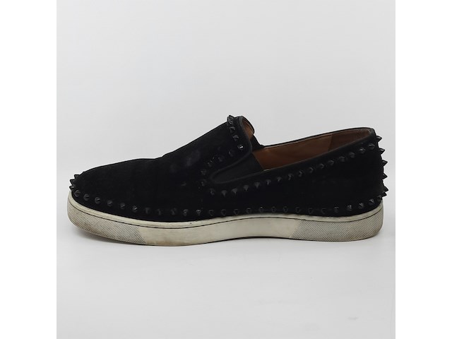 Paar instappers, maat 43,5, loubouti, louis flat calf - afbeelding 8 van  12