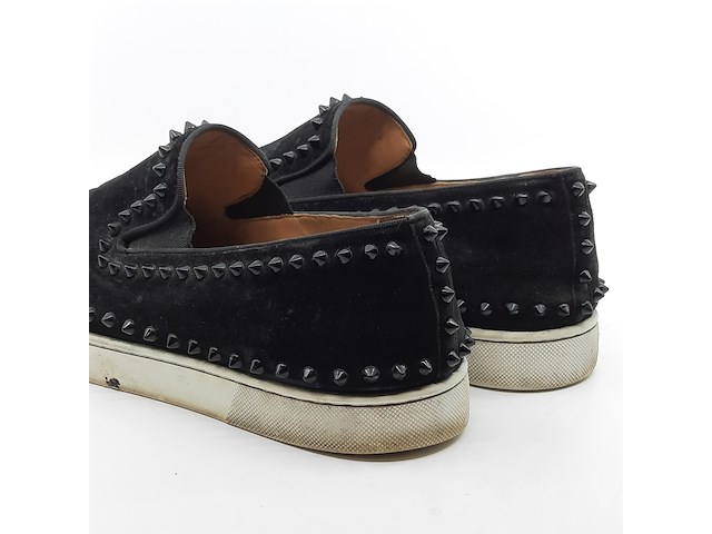 Paar instappers, maat 43,5, loubouti, louis flat calf - afbeelding 10 van  12