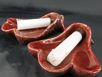 Paar jaren 50/60 franse vallauris-keramiek wandlampen - afbeelding 4 van  5