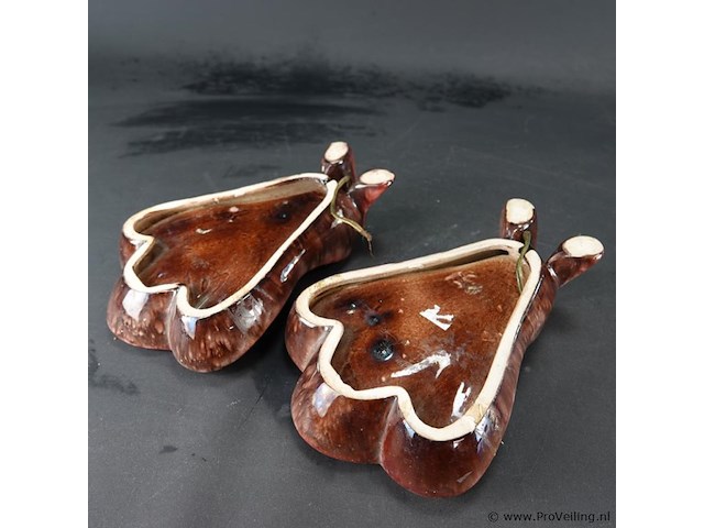 Paar jaren 50/60 franse vallauris-keramiek wandlampen - afbeelding 5 van  5