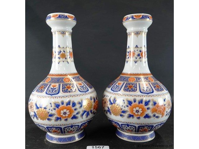 Paar kaiser porzellan ming vazen - afbeelding 2 van  5