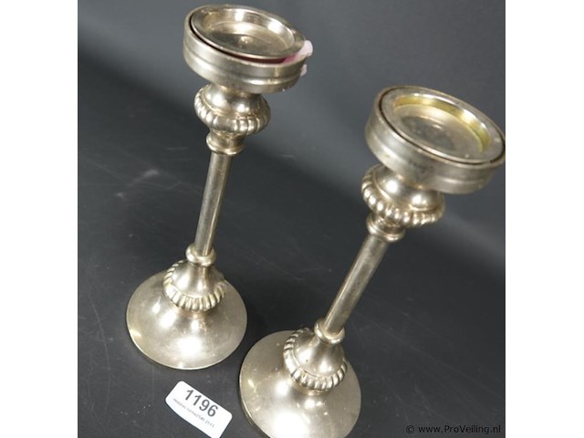 Paar kandelaren - afbeelding 3 van  5