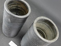 Paar keramieken vazen - afbeelding 3 van  5