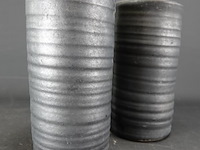 Paar keramieken vazen - afbeelding 4 van  5