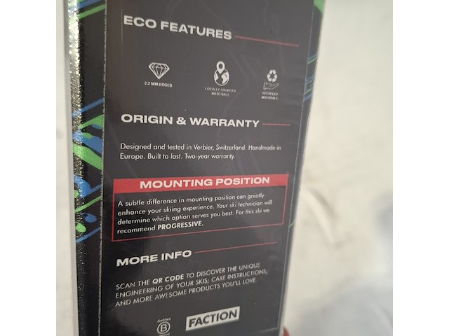 Paar kinder skilatten, faction, prodigy 1g - afbeelding 3 van  6