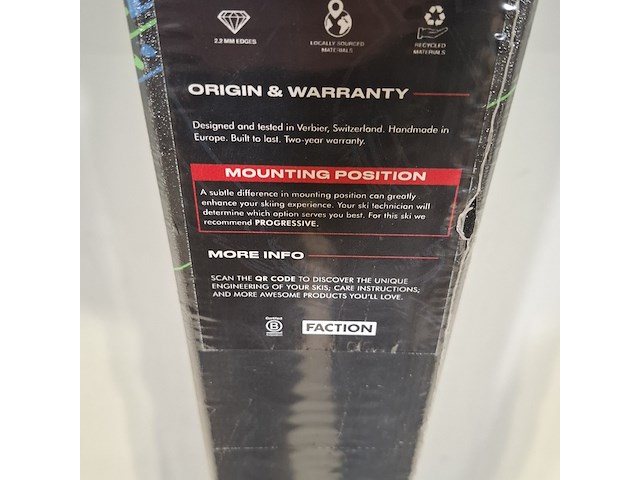 Paar kinder skilatten, faction, prodigy 1g - afbeelding 3 van  6