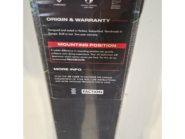 Paar kinder skilatten, faction, prodigy 1g - afbeelding 3 van  6