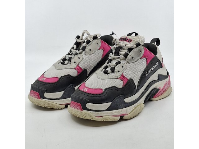 Paar kinder sneakers, maat 35, balenciaga, triple s - afbeelding 6 van  13
