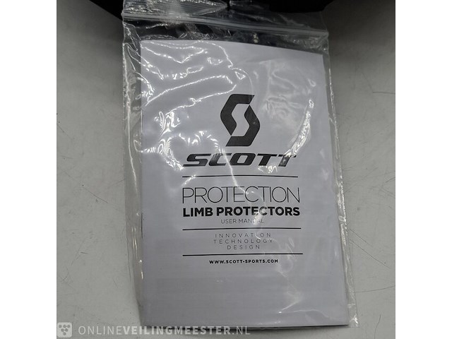 Paar kniebeschermers, maat s, scott, d30 motor/wintersport - afbeelding 8 van  9