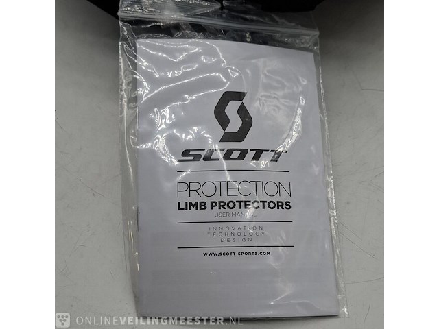 Paar kniebeschermers, maat s, scott, d30 motor/wintersport - afbeelding 8 van  9