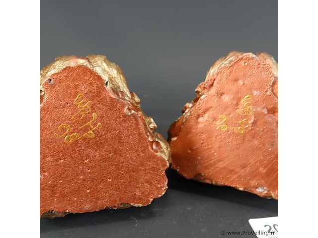 Paar neoklassieke kaarshouders - afbeelding 5 van  5