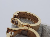 Paar oorclips, 18 karaats, cartier, love - afbeelding 11 van  12