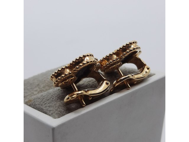 Paar oorclips, 18 karaats, van cleef en arpels - afbeelding 5 van  9