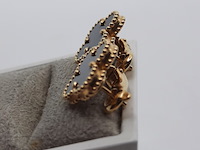Paar oorclips, 18 karaats, van cleef en arpels - afbeelding 6 van  9