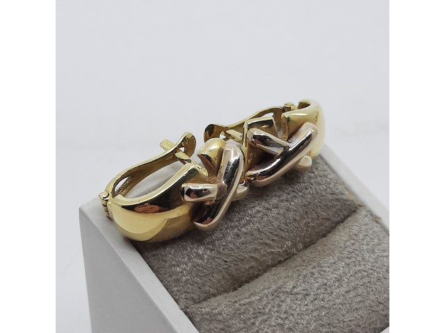 Paar oorclips, 18 karaats - afbeelding 2 van  7