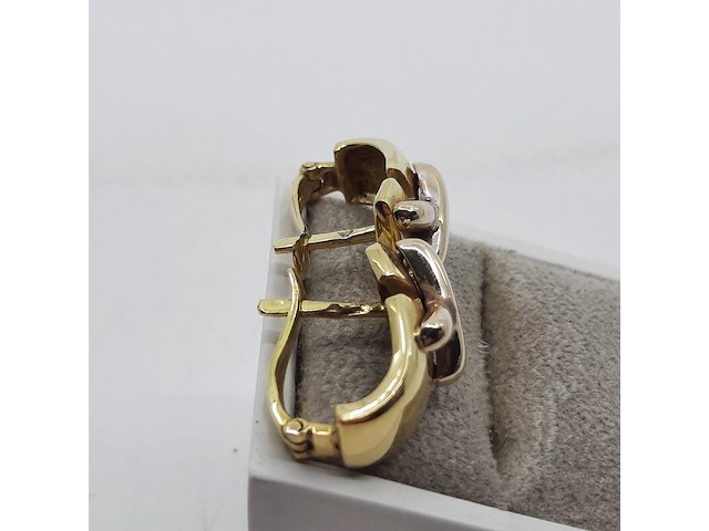 Paar oorclips, 18 karaats - afbeelding 3 van  7