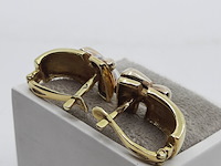 Paar oorclips, 18 karaats - afbeelding 4 van  7