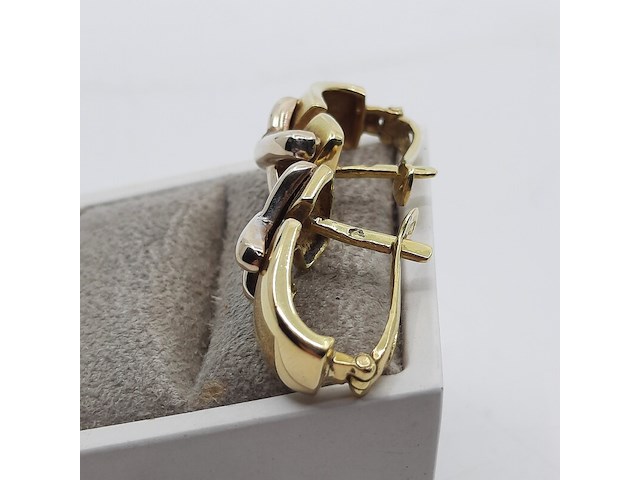 Paar oorclips, 18 karaats - afbeelding 6 van  7