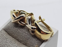 Paar oorclips, 18 karaats - afbeelding 7 van  7