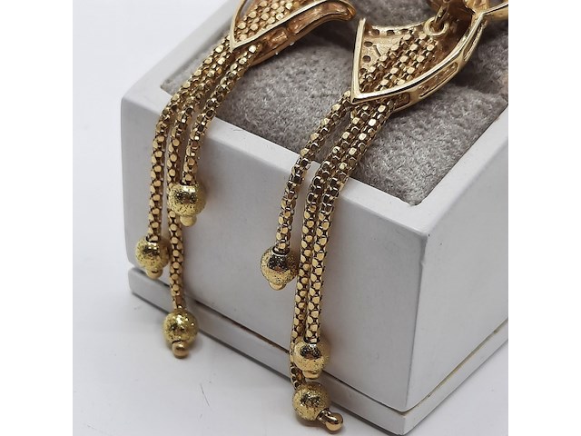 Paar oorclips, 18 karaats - afbeelding 4 van  12