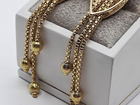 Paar oorclips, 18 karaats - afbeelding 4 van  12