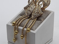 Paar oorclips, 18 karaats - afbeelding 5 van  12