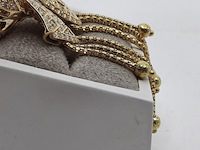 Paar oorclips, 18 karaats - afbeelding 7 van  12