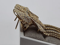 Paar oorclips, 18 karaats - afbeelding 8 van  12