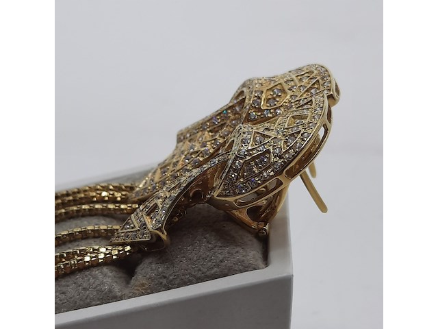 Paar oorclips, 18 karaats - afbeelding 11 van  12