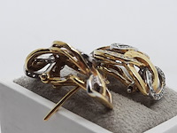 Paar oorhanger, 18 karaats - afbeelding 4 van  9