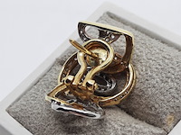 Paar oorhanger, 18 karaats - afbeelding 9 van  9