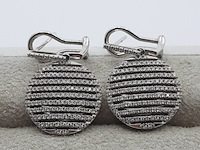 Paar oorhangers, 14 karaats - afbeelding 1 van  9