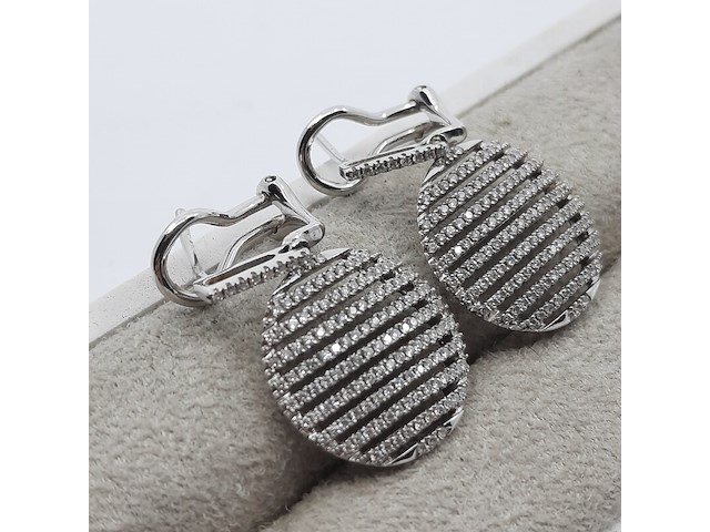 Paar oorhangers, 14 karaats - afbeelding 2 van  9