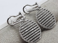 Paar oorhangers, 14 karaats - afbeelding 2 van  9