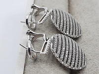 Paar oorhangers, 14 karaats - afbeelding 4 van  9