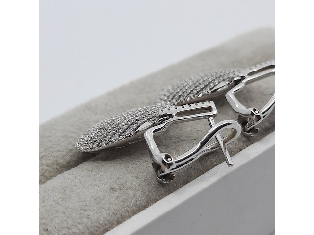 Paar oorhangers, 14 karaats - afbeelding 6 van  9