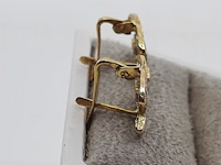 Paar oorstekers, 18 karaats - afbeelding 3 van  7