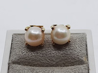 Paar oorstekers, 18 karaats - afbeelding 1 van  7