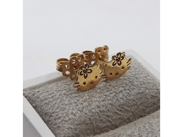 Paar oorstekers, 18 karaats - afbeelding 2 van  7