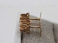 Paar oorstekers, 18 karaats - afbeelding 3 van  7