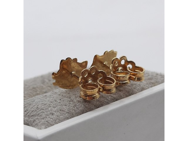 Paar oorstekers, 18 karaats - afbeelding 5 van  7