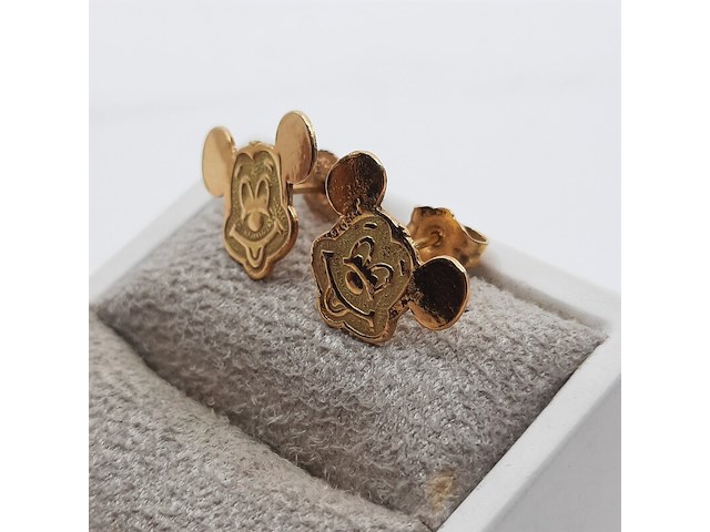 Paar oorstekers, 18 karaats - afbeelding 7 van  7