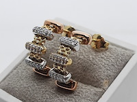 Paar oorstekers, 18 karaats - afbeelding 1 van  9