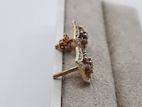 Paar oorstekers, 18 karaats - afbeelding 3 van  7