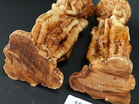 Paar oosterse vazen met dragende vrouwen - afbeelding 5 van  5