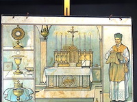 Paar oude bijbelplaten. 1 dubbelzijdig - afbeelding 2 van  5