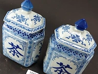 Paar oude chinese theepotten - afbeelding 2 van  8