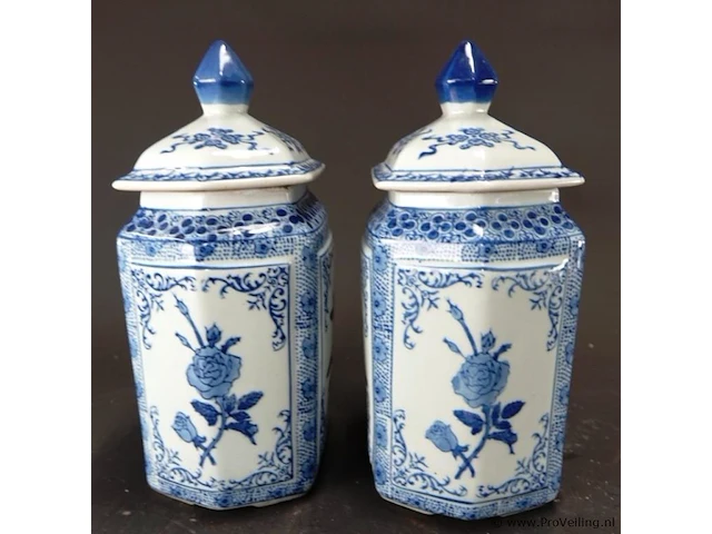 Paar oude chinese theepotten - afbeelding 3 van  8